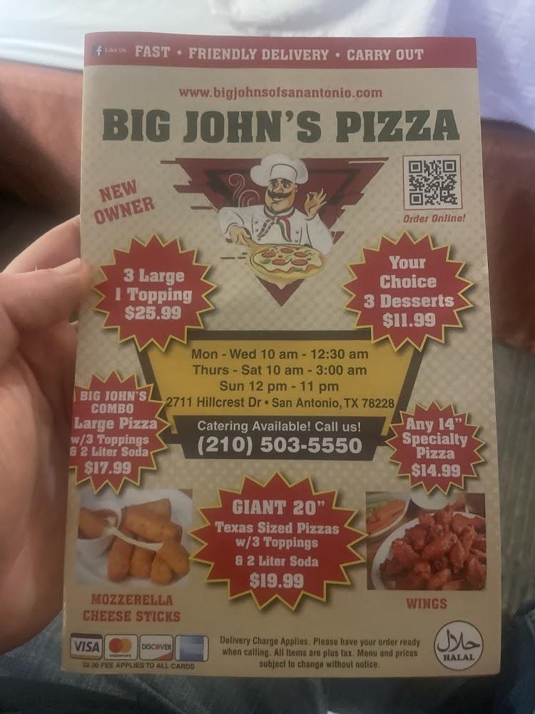 Big John's Pizza Menu image 3